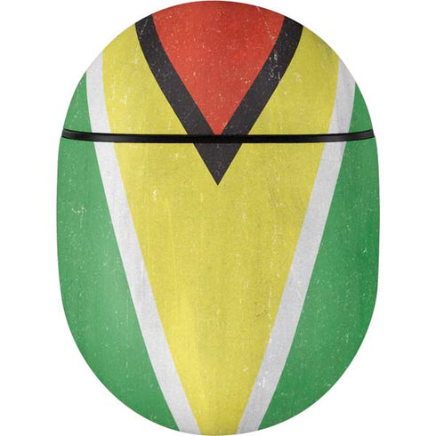 Guyana Flag Distressed Google Pixel Buds Skin